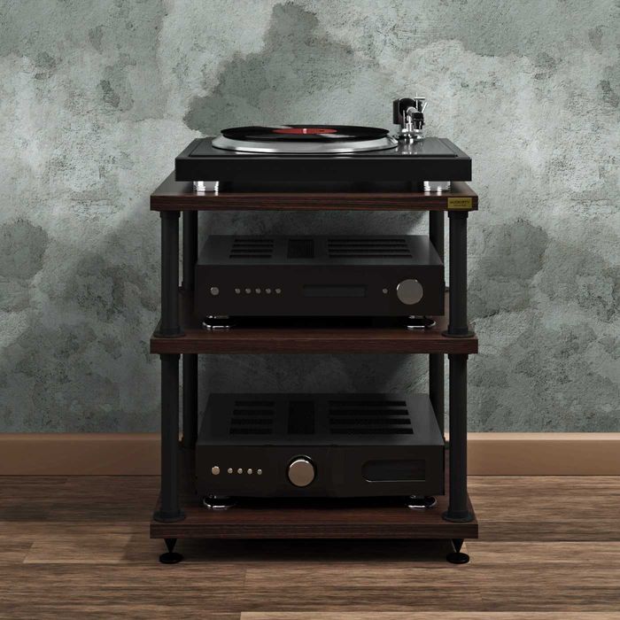 Stolik hi-fi regał na płyty winylowe szafka pod gramofon