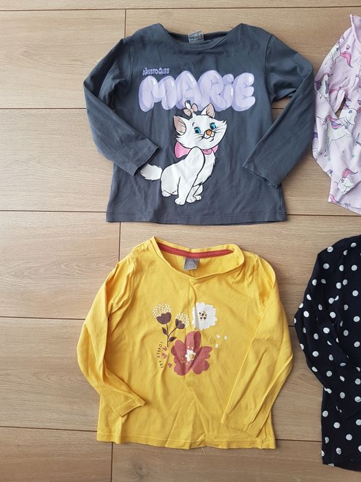 Zestaw 6 bluzek z długim rękawem 104