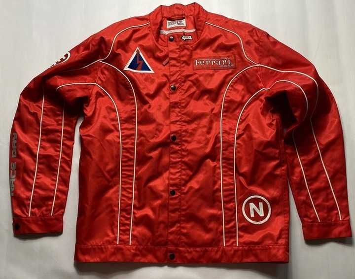 FERRARI Gear Racing Day ORYGINALNA czerwona kurtka NA ZAMEK rozmiar L
