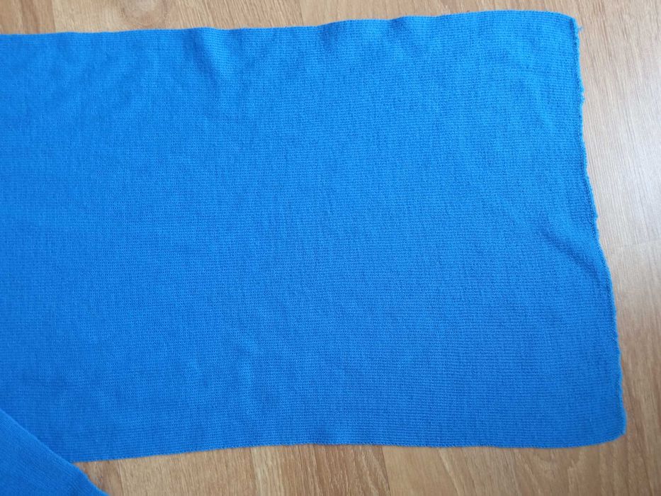 Szalik niebieski 40 x 190 cm Niebieski Szal z plamką 34