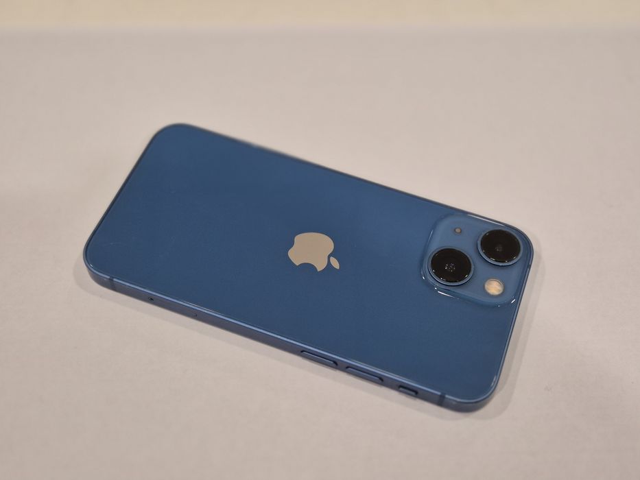 ŁADNY Telefon Apple Iphone 13 Mini 128 Niebieski BAT.100% DZIERŻONIÓW