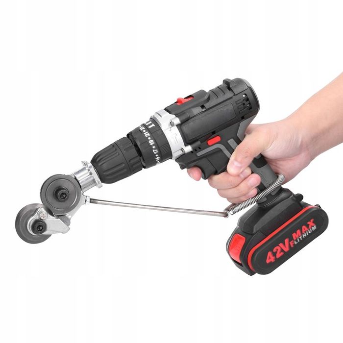 Cięcie Blachy Końcówka Do Wiertarki Nóż Nożyce Adapter Na Wkrętarkę Dr