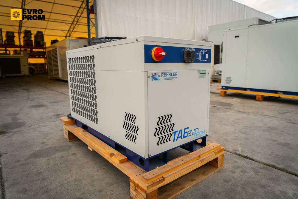 Чіллери та теплові насоси 25–100 кВт для ТПА, ПЕТ. Нові та Б/В