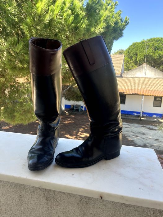 Botas de montar a cavalo