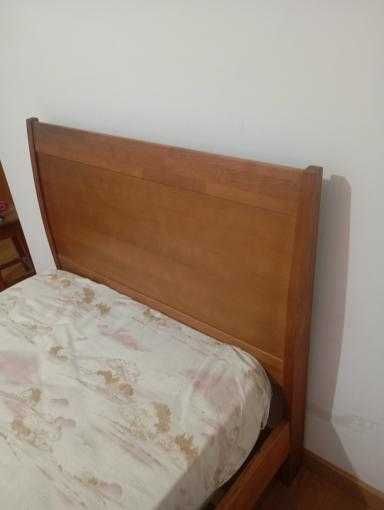 Cama + colchão de solteiro