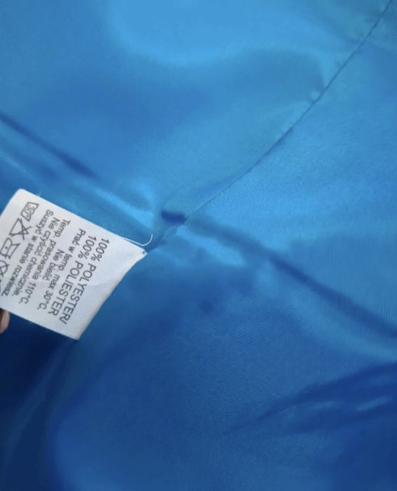 Garnitur damski marynarka żakiet spodnie elegancki Adika 52 niebieski