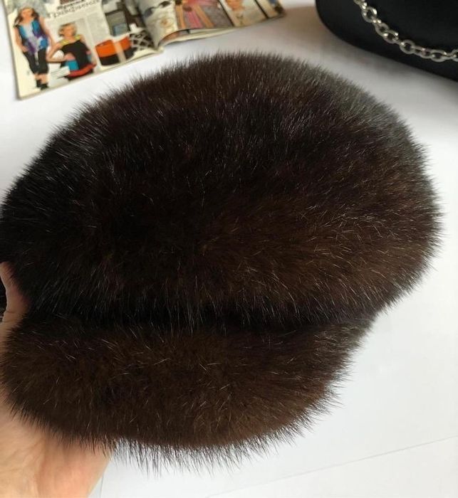 Натуральная норковая шапка