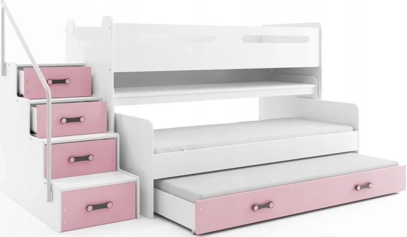 Łóżko piętrowe 3 osobowe