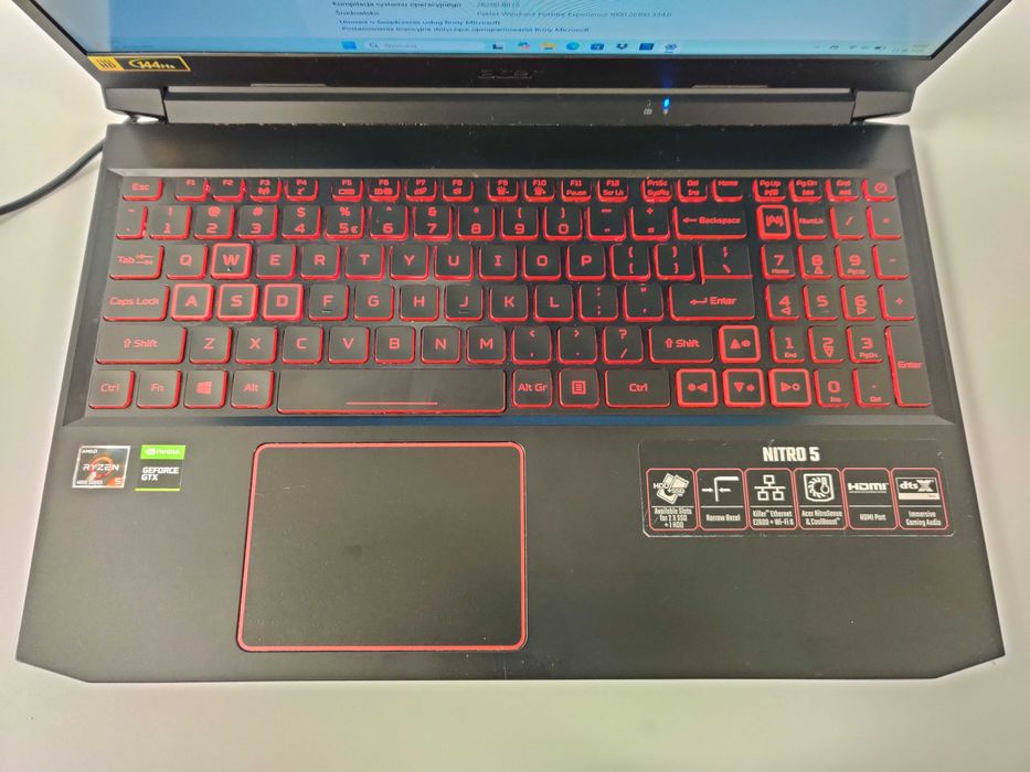 Laptop acer nitro 5 512g 5 4600/gtx 1650