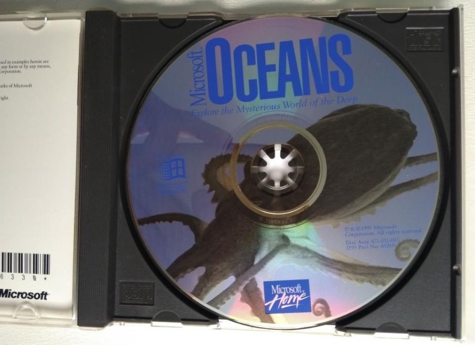 CD Rom Enciclopédia Microsoft OCEANS Azurém • OLX Portugal