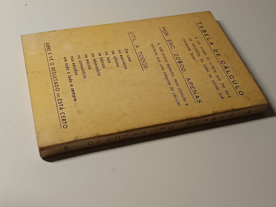 Tabela de cálculo