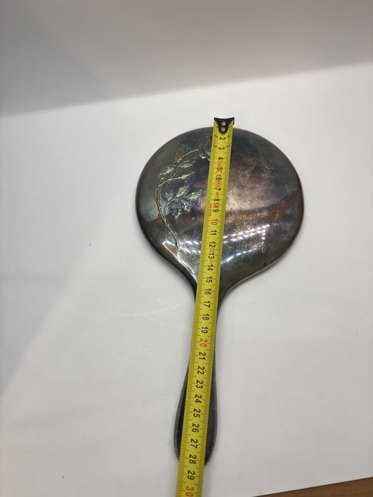 Антикварне ручне зеркальце з глибоким посрібленням Gero 75