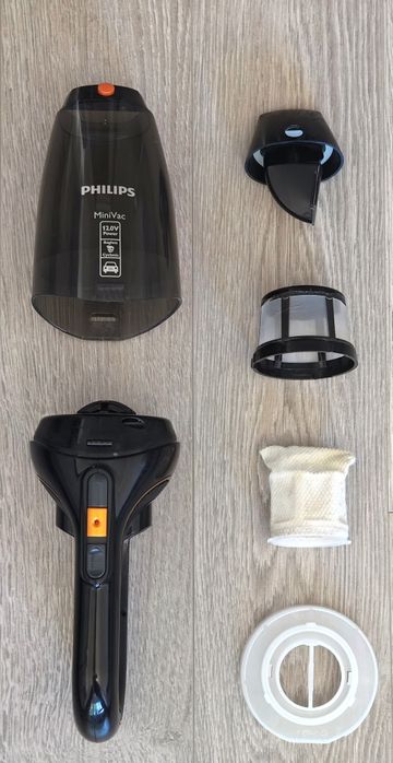 Philips MiniVac FC6149 / 01,   ручной  компактный пылесос, полный комплект