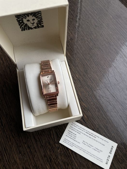 -45%$ Anne Klein часы с бриллиантом квадратний прямокутний годинник