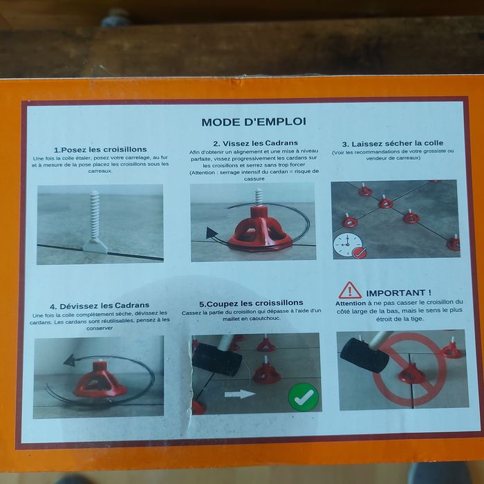 System poziomowania płytek