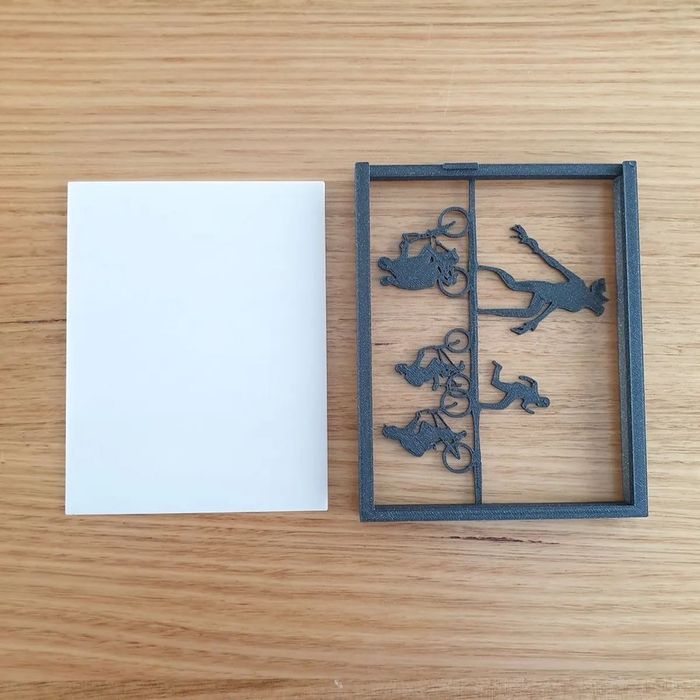 Декоративное настенное панно Очень странные дела | Silhouette Art