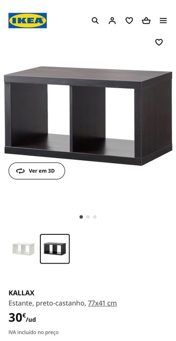 Ikea CALLAX preto