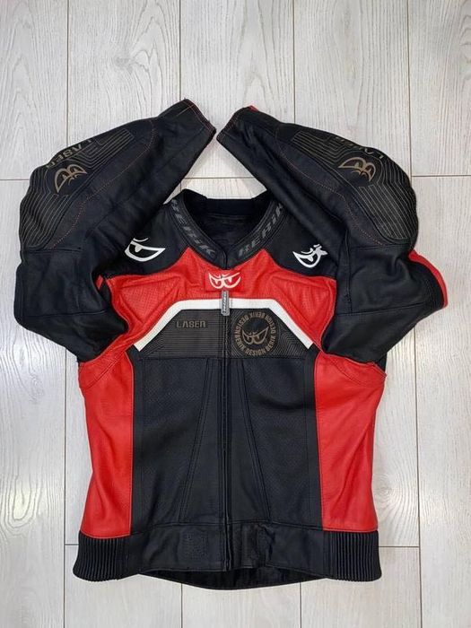 чоловіча шкіряна мото куртка Berik
size M-L