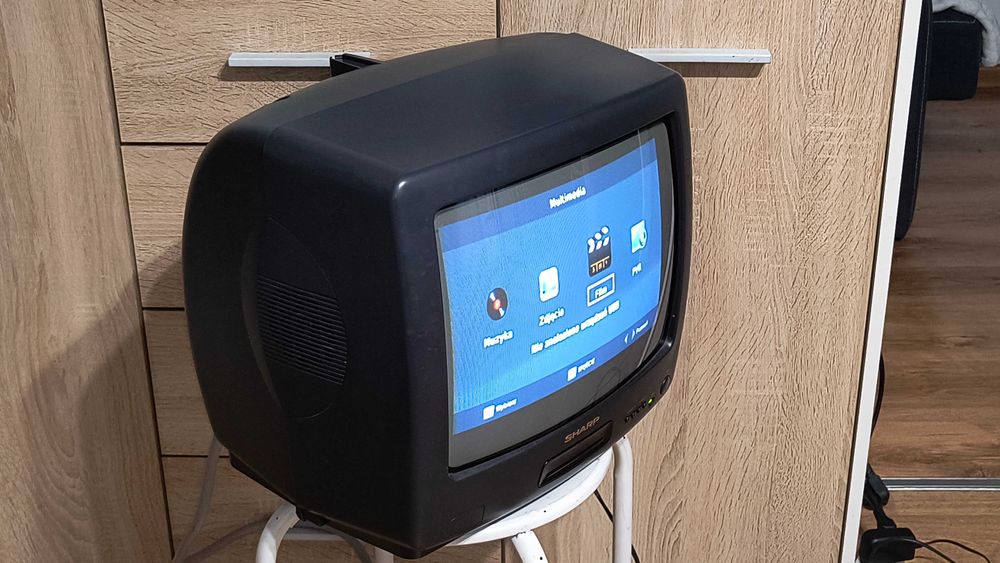 Telewizor Kineskopowy CRT Pegasus Nintendo PlayStation PSX  SHARP