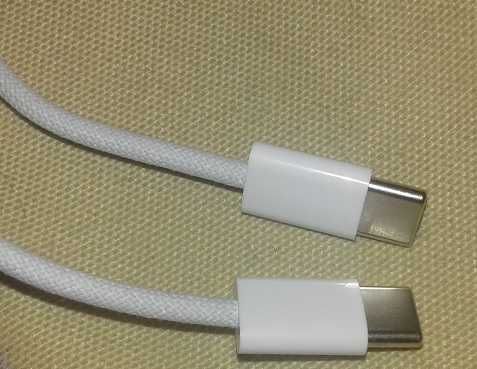 Кабель питания, дата-кабель Type C - Type C, быстрая зарядка. 1 метр