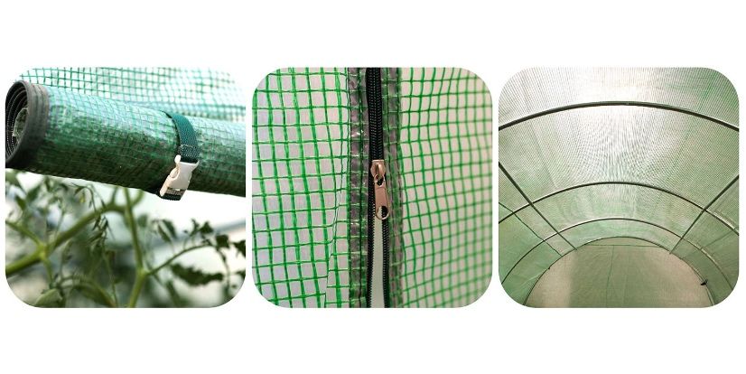 Теплиця ПОСИЛЕНА труба Ø25мм (2 входи) 10м²/ 18м²/ 24м²/ 30м²/ 36м²