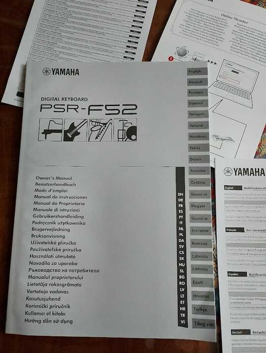 Teclado Yamaha PSR-F52 Ideal para iniciantes