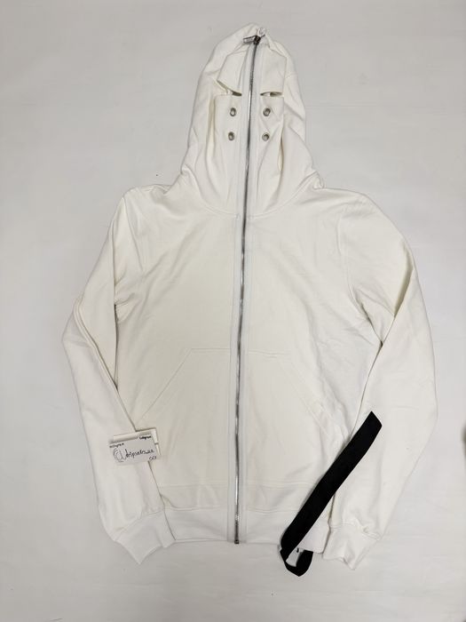 зип худи Rick owens DRKSHDW Gimp white zip up M L protocol index prada