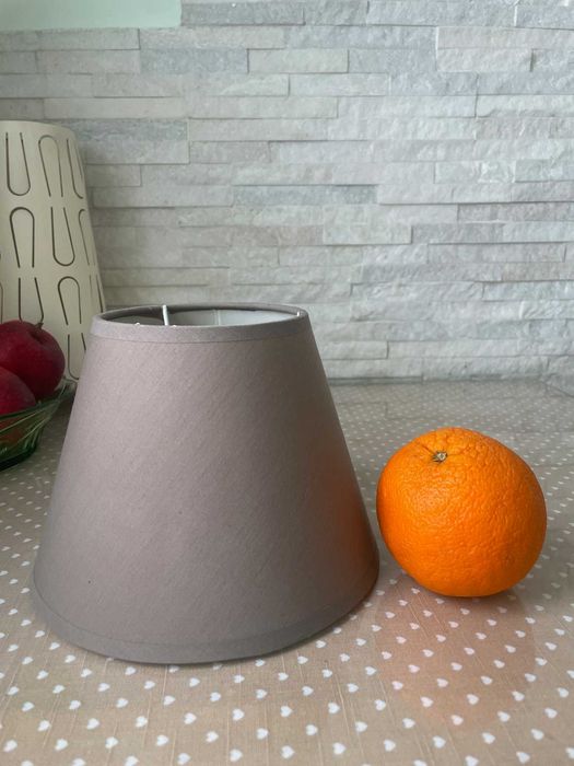 Abażur stożek 15 cm beżowy