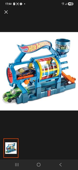 Mini zestaw Hot Wheels myjnia