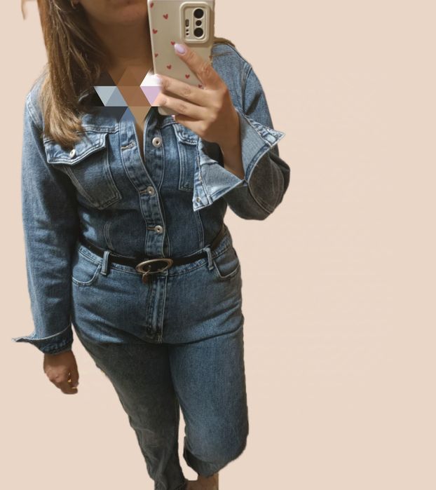 Джинсовий комбінезон новий