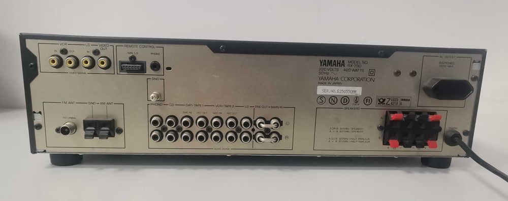 Yamaha RX-730 + CDX-490 Zestaw Audio HI-FI Wzmacniacz Amplituner Odtwarzacz