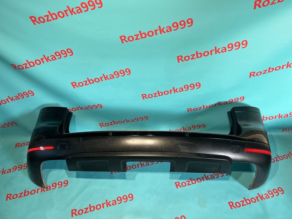 Задний бампер vw Touareg 7L чорний Таурег