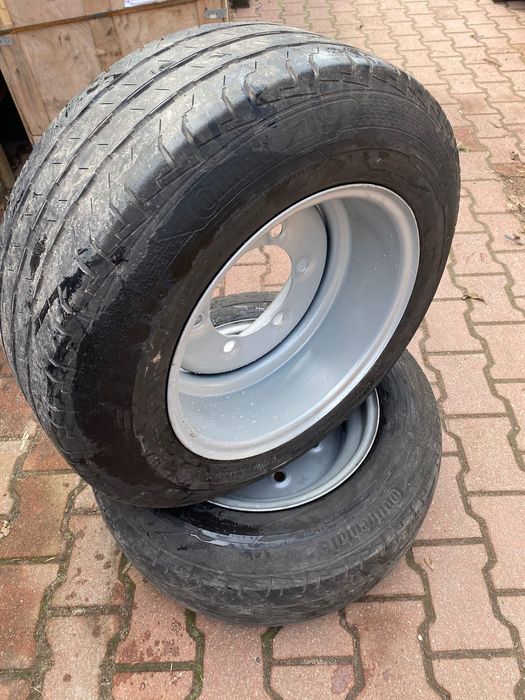 Koła montażowe 9.00x16 przyczepa rozrzutnik 6 otworowe