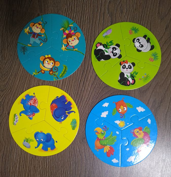 Дитячі пазли Зоосвіт для найменших .