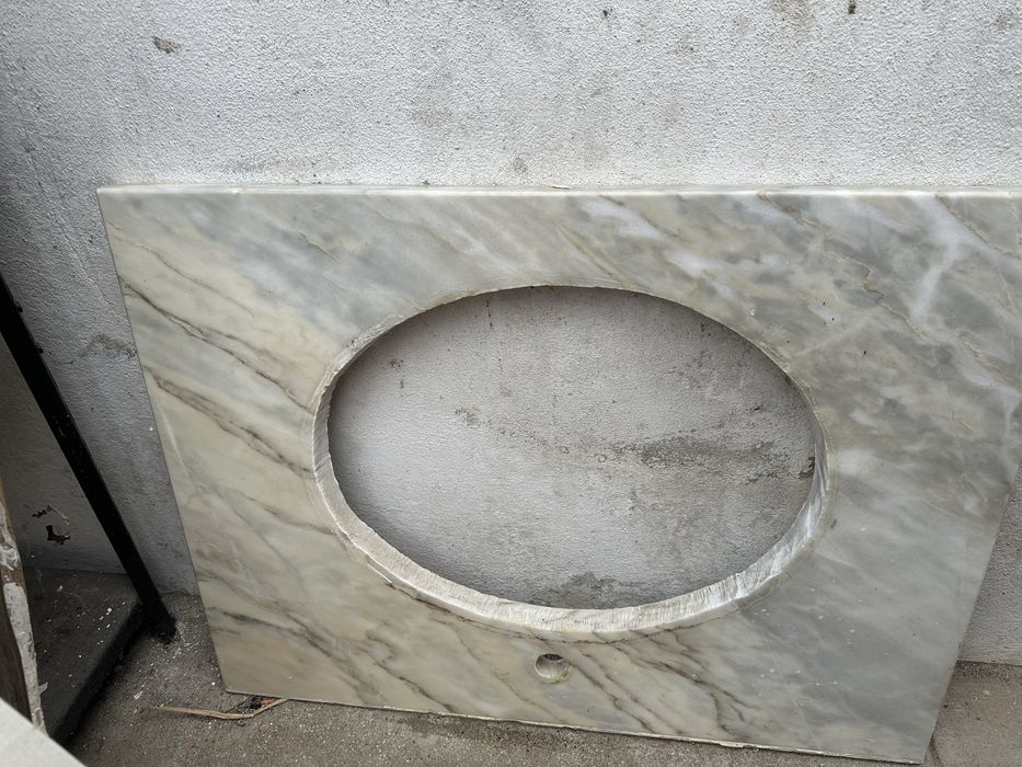 Pedra mármore de lavatório