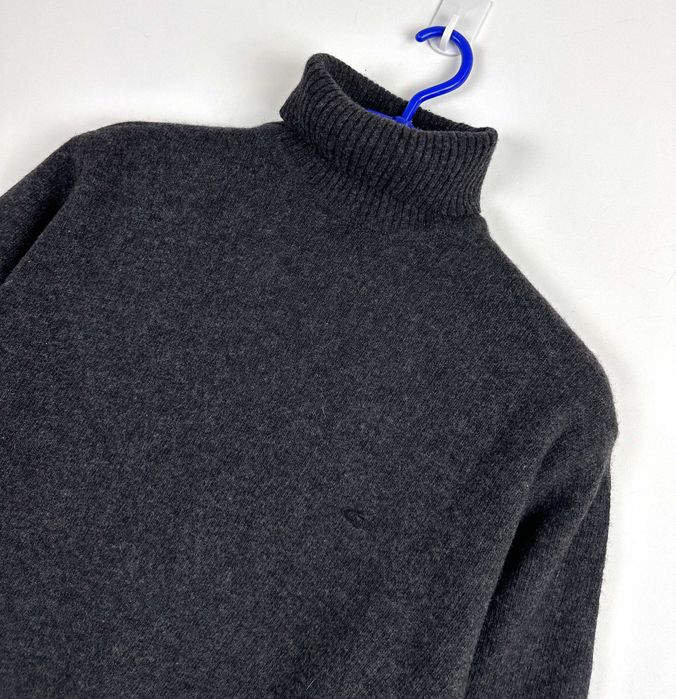 Sweter wełniany CAMEL ACTIVE golf męski szary casual boxy r. M