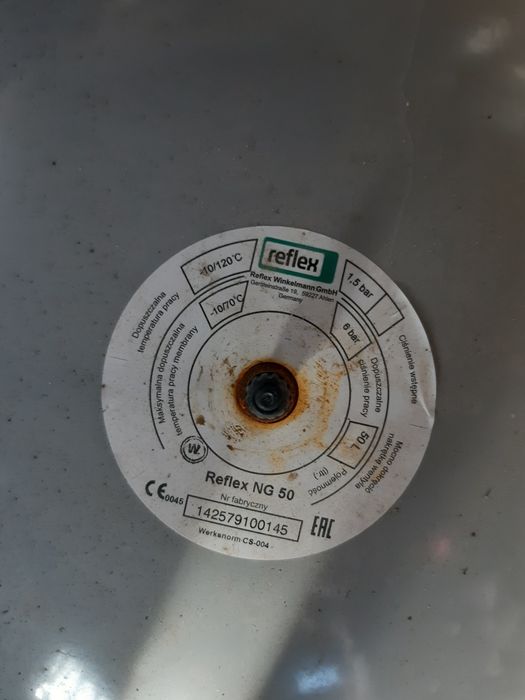 Naczynie przeponowe wzbiorcze Reflex 50l