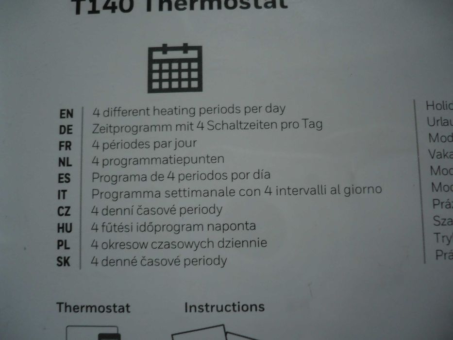 sterownik ogrzewania Honeywell T140 programator tygodniowy