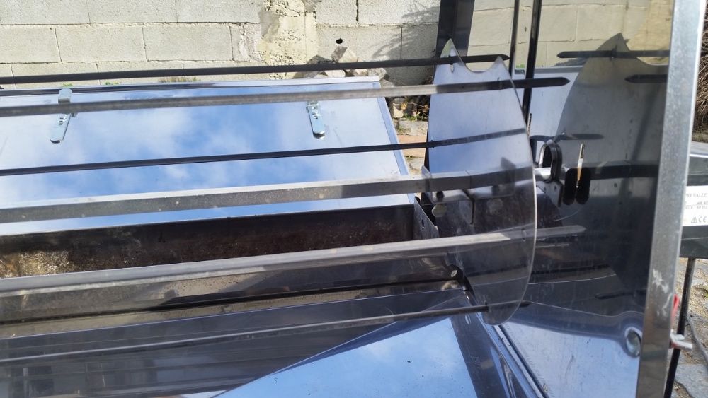 Assador giratório inox ferraboli