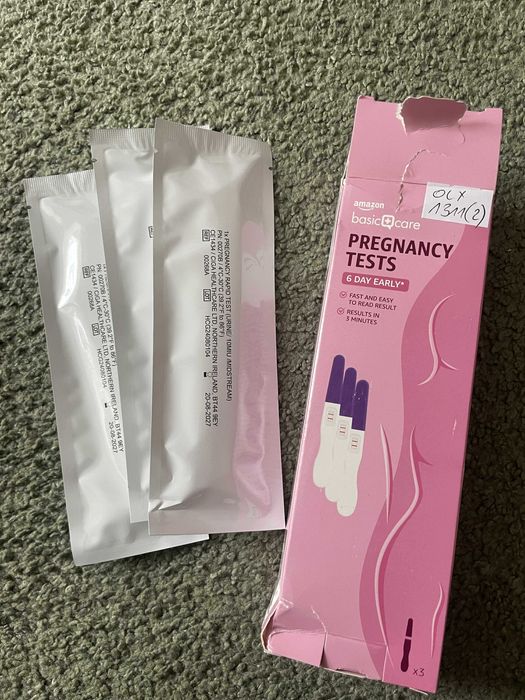 Testy ciążowe Amazon Basic Care 3szt 1311(2)