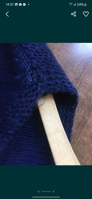 Sweter włoski granatowy