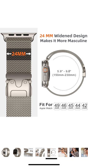 Faliogo Pasek kompatybilny z Apple Watch