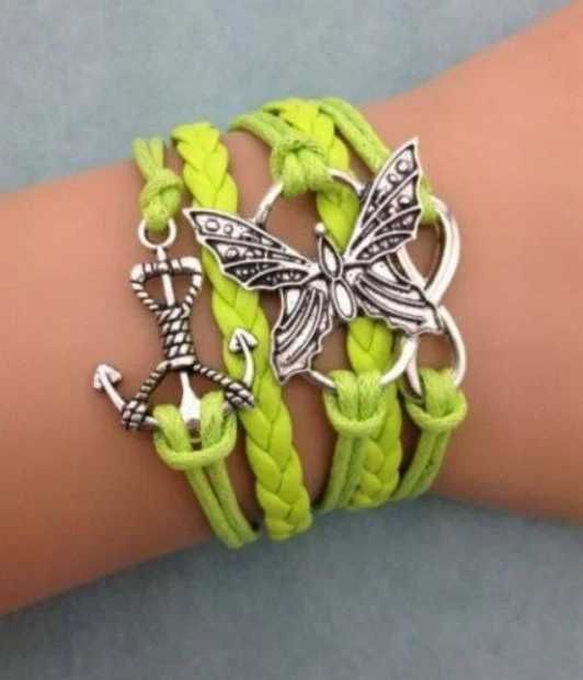 Conjunto de 4 pulseiras de amizade novas