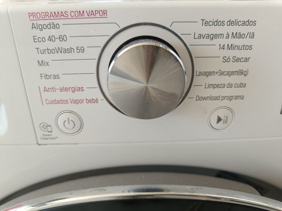 Maquina LG lavar+secar 9kg
