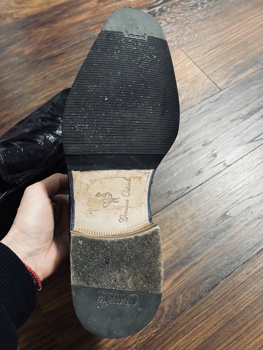 Туфли mauri ручной работы кожа страус