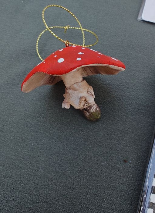 Ялинкови прикраси / осінній декор / гриби / мухомор