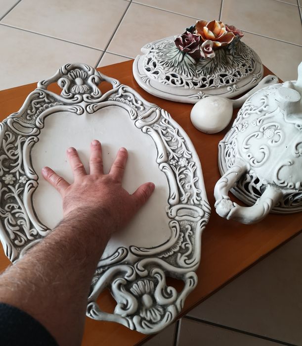 Louça decorativa terrina antiga