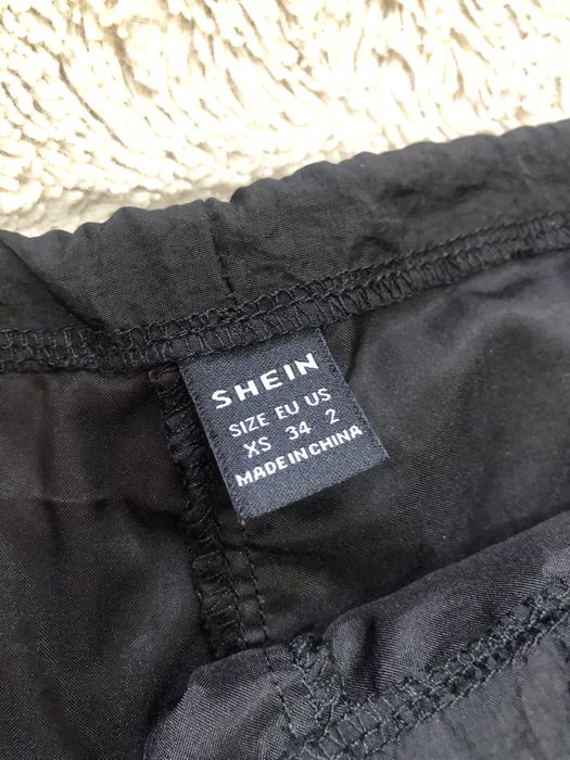 BERSHKA (XS/S/M) Parachute Pants женские брюки штаны нейлон на утяжках