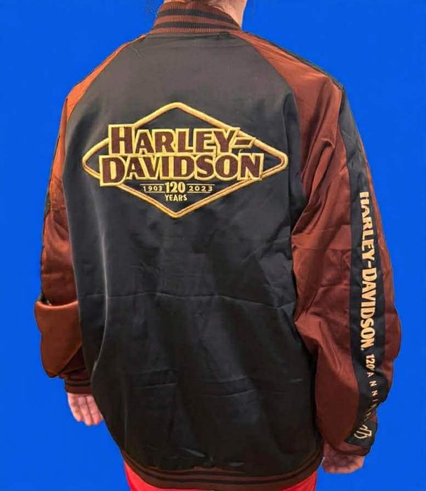 Kurtka męska bomber flek flyers Harley-Davidson XL czarna