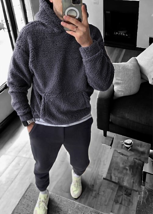 Худі з плюшевого матеріалу